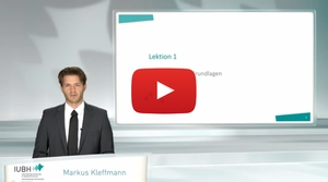 Im Video: IUBH-Dozent Markus Kleffmann präsentiert eine Probelektion aus dem BSc-Studium Wirtschaftsinformatik.
